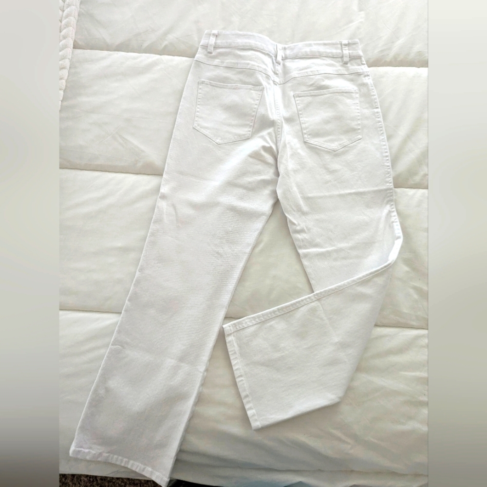 Draper James White Straight Leg Jeans